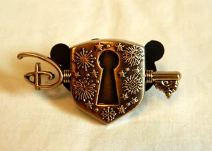 Loungefly Disney Pin Lock and Key with Fireworks - Picture 1 of 4