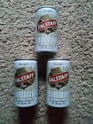 3 VINTAGE ALUMINUM Falstaff 12 oz Aluminum PULL TAB EMPTY Beer Cans