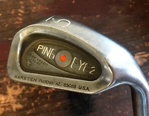 PING EYE 2 + Plus Orange DOT Single #4 iron - RH Golf Club Steel ZZ Lite Steel - Picture 1 of 7