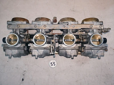 1985 YAMAHA FZ750 FZ 750 N CARB CARBURETOR ASSEMBLY MIKUNI #1AE-14900-00-00 - Image 1 of 4