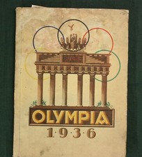 Collectible pictures album "Olympia 1936", from 1936, hsg. Pet. Cremer