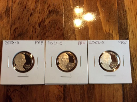 2020~2021~2022 S  PROOF JEFFERSON  NICKELS Cover