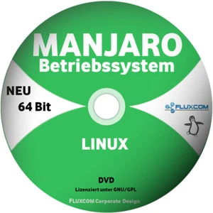 Manjaro 21.2.4 64 Bit DVD, Linux Betriebssystem GNOME KDE Xfce - Bild 1 von 7