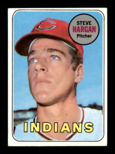 1969 Topps #348 Steve Hargan VG/VGEX Indians 562050