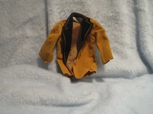 Chaqueta de Colección Ken Estilo Fumar Marrón con Acentos Negros, Costuras Marrones - Imagen 1 de 2