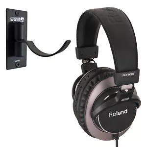 Roland RH-300 Auriculares de Estudio Cerrados + Soporte de Pared Keepdrum - Imagen 1 de 7