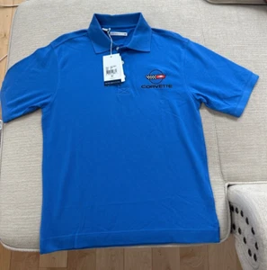 C4 Chevrolet Corvette Embroidered Mens Polo Shirt Size Small Chevy New - Picture 1 of 4