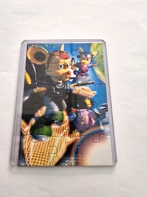 Nr. 1 )  Ü ei Puzzle  CYBERTOP 2002   oben Links  mit BPZ    Rückseite Weiß - Bild 1 von 2