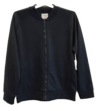 Men's XL Soft Casual Bomber Jacket Dark Blue Zip up ~ Stylus ✨NEW✨ $100 Retail