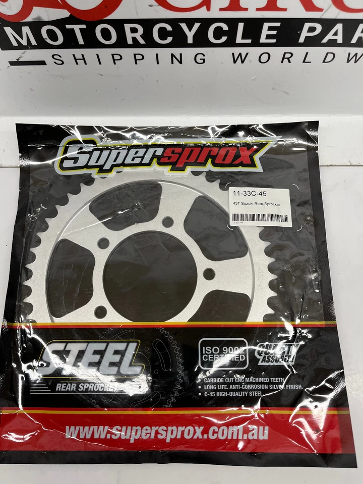 SUZUKI GSX650F / SV650  45T supersprox rear sprocket 11-33C-45 Foto 1 de 1