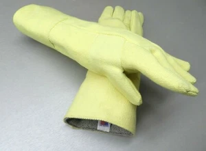 Gloves Heat Resistant Glove 18" Long Pair Melting Hot Furnace Casting Foundry - Picture 1 of 4