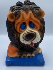 Banco Cerámica Vintage León Worlds Best Boss Japón Ceramaster - Imagen 1 de 10