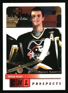 Milan Kraft 1999 Upper Deck MVP Stanley Cup #197 Hockey Card