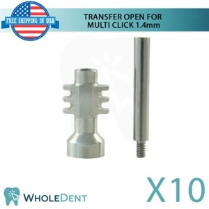 10X Impression Coping Open Tray Transfer For Multi Unit 1.4mm System Abutment - Picture 1 of 3