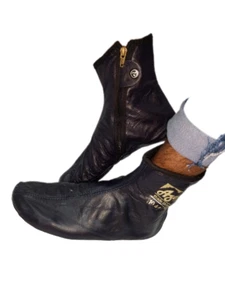 Navy Blue Leather winter Socks Khuff Slipper Kuffain Winter Home Shoes/slipper. - Picture 1 of 7