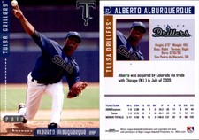 Al Alburquerque 2010 Grandstand Tulsa Drillers #NNO Card *AutographDen*
