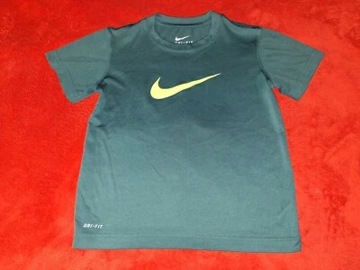 NIKE DRI FIT  BOYS  SIZE 6    GREEN & YELLOW   T   SHIRT - Image 1 of 4