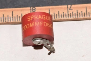 Heathkit SB-230 HF Wzmacniacz CZĘŚĆ - SPRAGUE dużej mocy KONDENSATOR 1000mmfd 6000V - Zdjęcie 1 z 2