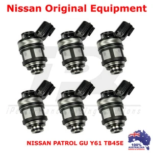 6 x FUEL INJECTORS fits NISSAN PATROL GU Y61 TB45E 4.5L 97-00 INJECTOR 4WD TB45 - Bild 1 von 1