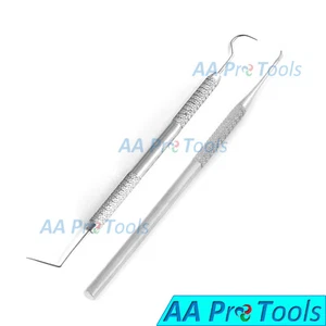 2 Dental Tartar Calculus Plaque Tooth Scraper Remover/Mirror Examination PR-288 - Picture 1 of 3