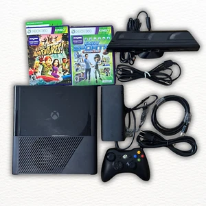 Consola de juegos Microsoft Xbox 360 E System Vid 250 GB inalámbrica Kinnect paquete 360E - Imagen 1 de 17