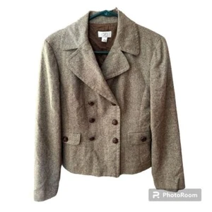 Blazer Ann Taylor LOFT misto lana tweed - Foto 1 di 6