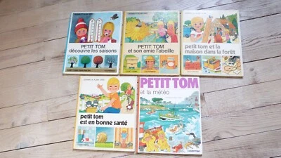Lot de 5 livres enfants vintage Petit Tom de Gérard et Alain Grée - Photo 1/4