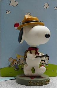 Peanuts Snoopy Beagle Scout Westland Ceramic Bobblehead NIB HTF - Picture 1 of 11