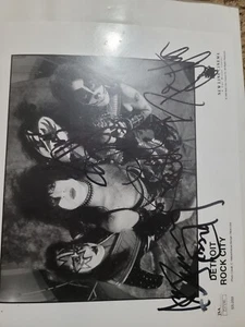 8x10 Kiss signed JSA COA Detroit Rock City Multi signed - Picture 1 of 2