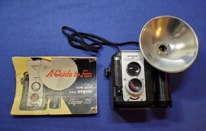 Cámara de colección Argus Super Seventy-five 75 caja con flash e instrucciones limpias - Imagen 1 de 5