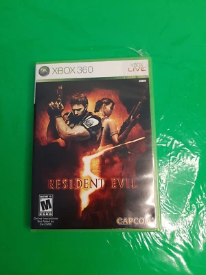 Resident Evil 5 (Microsoft Xbox 360, 2009) collectable untested vinetage - Image 1 of 2