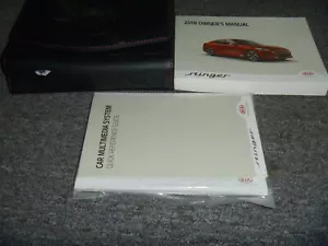 2018 Kia Stinger Premium GT GT1 GT2 Owner Operator Manual User Guide Set xz - Picture 1 of 1