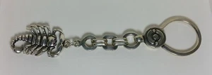 Handgefertigter Schlüsselanhänger ägyptischer Sterlingsilber Skorpion  - Bild 1 von 8