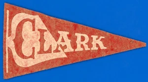 Old Vintage Antique 1936-1938 BF3 "Clark" Football Mini Pennant *H290 - Picture 1 of 2