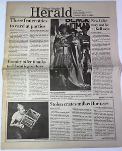 COLLEGE HEIGHTS HERALD 22 APRILE 1986 WESTERN KENTUCKY UNIVERSITY GIORNALE B5 - Foto 1 di 4