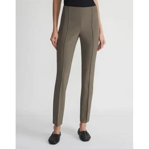 Lafayette 148 Womens Size 6 Nougat Gramercy Stretch Ankle Pants - Picture 1 of 11