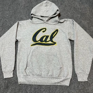 California Golden Bears Sudadera con Capucha Adulto Pequeña Gris Sudadera Pullover Hanes - Imagen 1 de 12