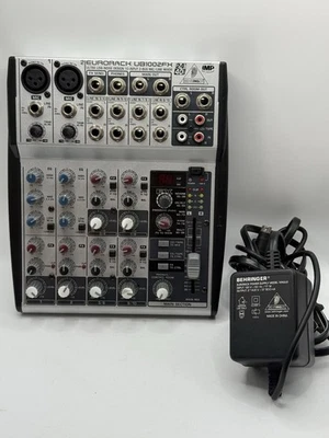 Behringer UB1002FX Eurorack 10 Input 2 Bus Mic/ Line Mixer - With Power Supply - Image 1 of 4