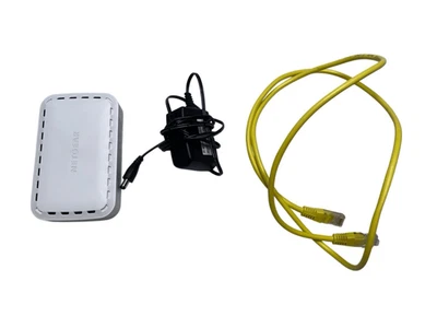 Netgear GS605 5 Port Gigabit Ethernet Switch With Power Adapter Ethernet Cord - Image 1 of 4