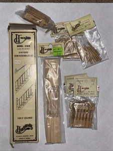 LOTE de suministros de construcción en miniatura para escaleras para casa de muñecas Housework’s escala 1/24 - Imagen 1 de 7