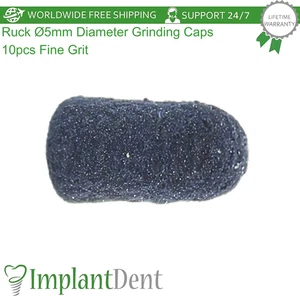 Ruck Ø5mm Diameter Grinding Caps 10pcs Fine Grit Bi-Directional Rotation - Picture 1 of 5