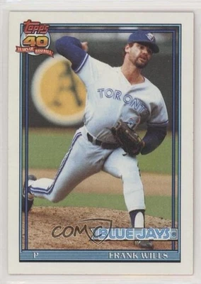 1991 Topps Frank Wills (A* Before Copyright; Bold 40th Anniversary Logo on Back) - Image 1 of 2