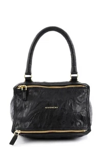 Givenchy Pandora Medium Black Sheepskin Crossbody Bag - Good Condition - Picture 1 of 12