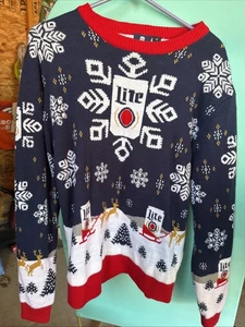 Medium Miller Lite Ugly Christmas Sweater - Bild 1 von 2