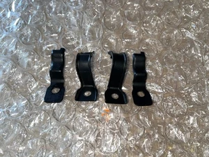 Honda RVF400 NC35 OEM recon. front brake line mudguard retaining brackets - set - Picture 1 of 3