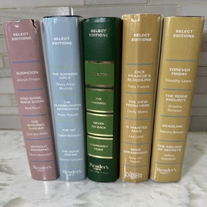 Reader's Digest Select Editions Book Lot of 5 Hardcover Books from 2012 -2014 - Imagen 1 de 17