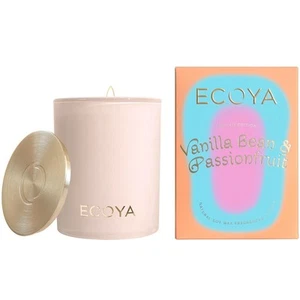 NEW Ecoya Limited Edition Vanilla Bean & Passionfruit Madison Candle 400g - Picture 1 of 2