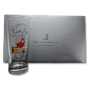 Gafas Highball Pottery Barn Santa Baby - Juego completo de 8 colección navideña - Imagen 1 de 8