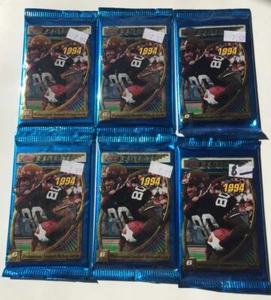 1994 Topps Finest Football Sealed Lot Of 6 Hobby Packs - Picture 1 of 2