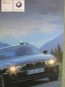 BMW 5er Touring E39 Einsatzfahrzeuge LCI August 2003 Broschüre - Bild 1 von 4